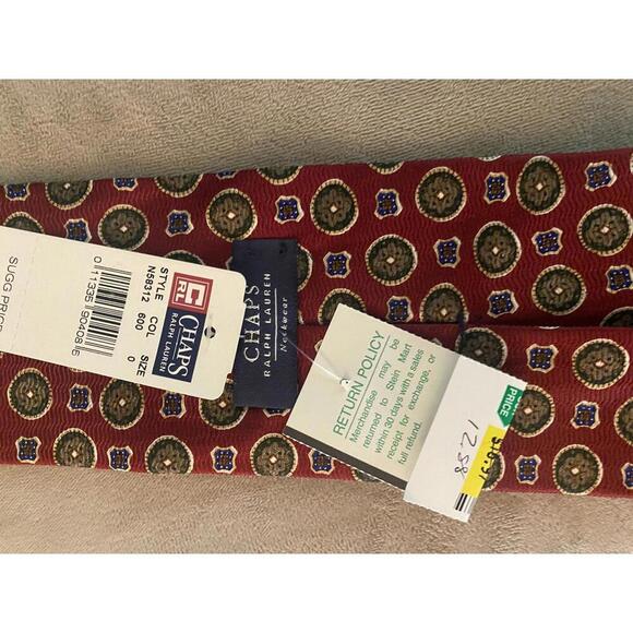 Set of Three Designer Men's Ties - Sarchi, Faconnable, Chaps - Picture 7 of 7